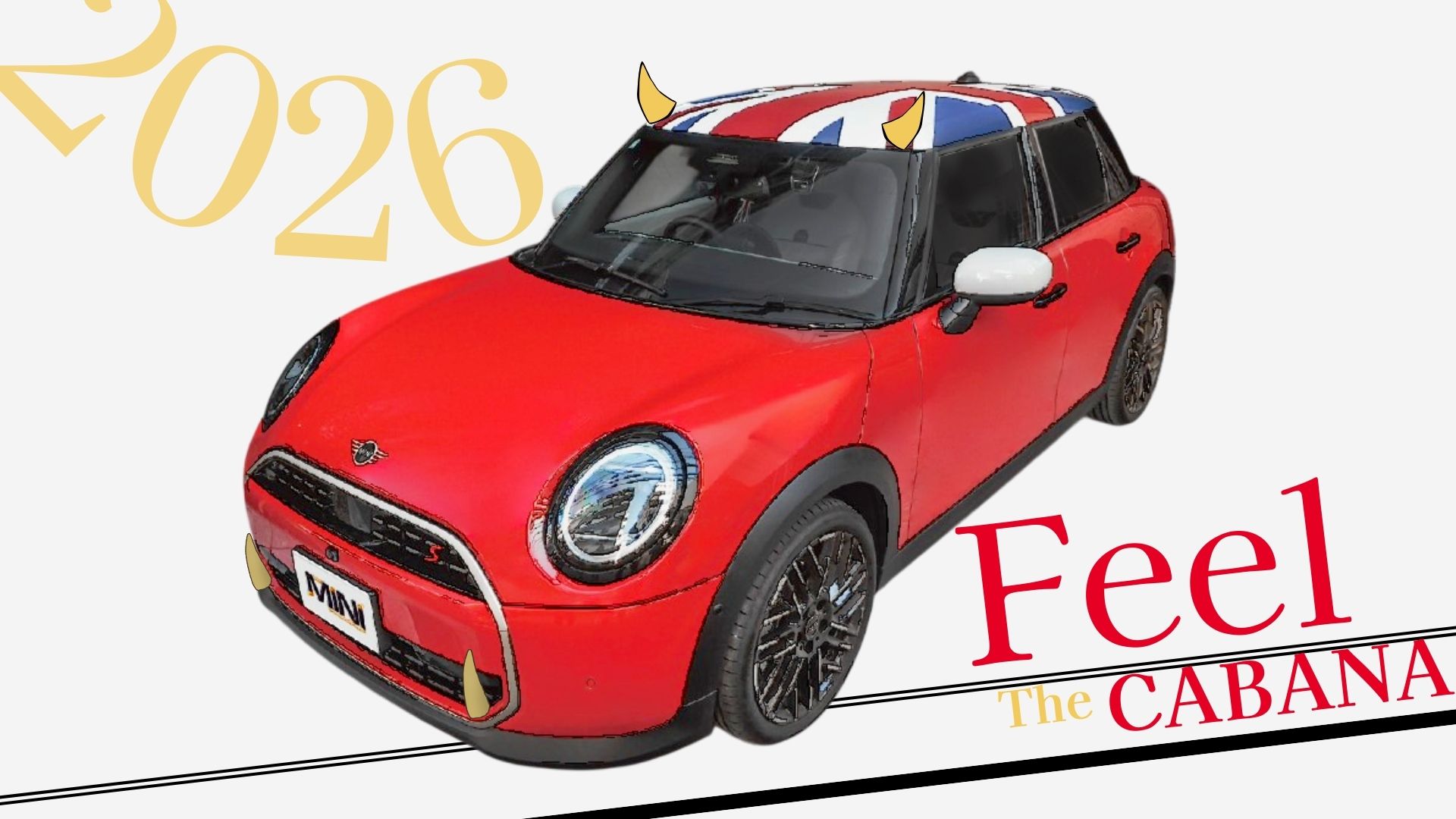 Feel the Cabana カバナ シートカバー カーアクセサリー ラッピング MINI FIAT ABARTH RENAULT MAZDA TOYOTA 