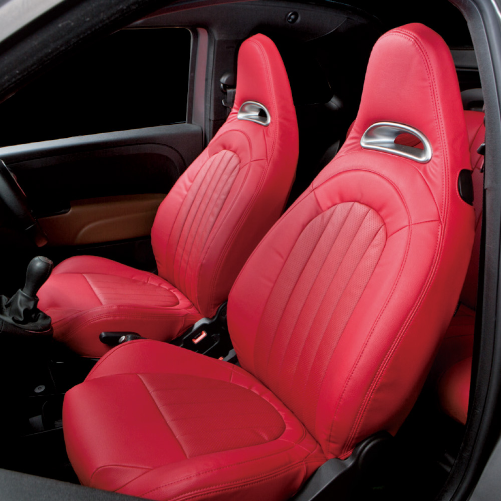 ABARTH500/595 アバルト シートカバー アスト 本革パンチング CABANA 