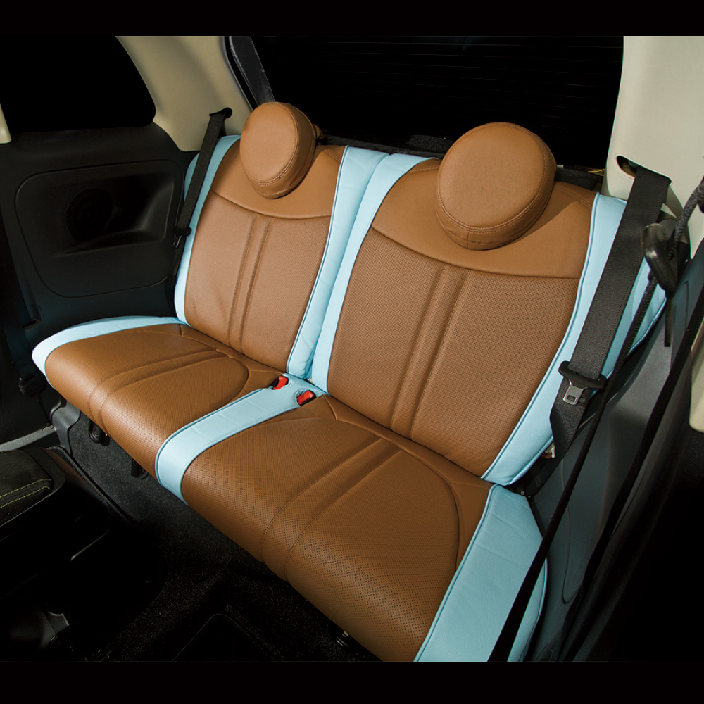 FIAT500 シートカバー ELEGANTE Genuine エレガンテ本革パンチング 