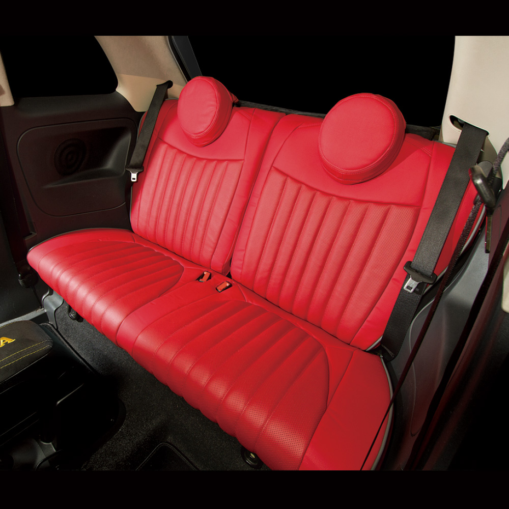 FIAT500 シートカバー SALONE Genuine サローネ本革パンチング【CABANA 