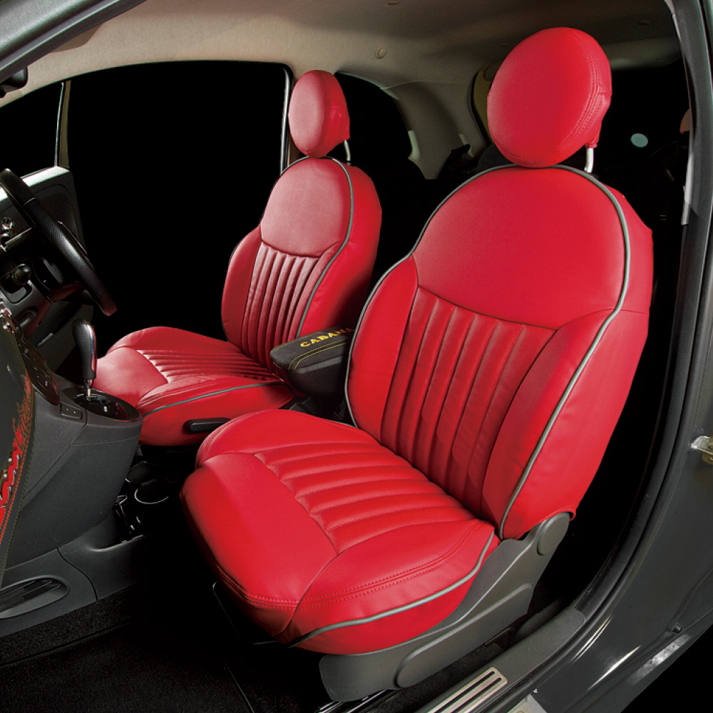 FIAT500 シートカバー SALONE Genuine サローネ本革パンチング【CABANA 