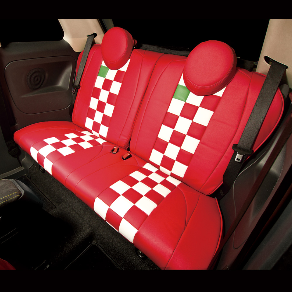FIAT500 シートカバー CECCANO チェッカーノ【CABANA(カバナ 