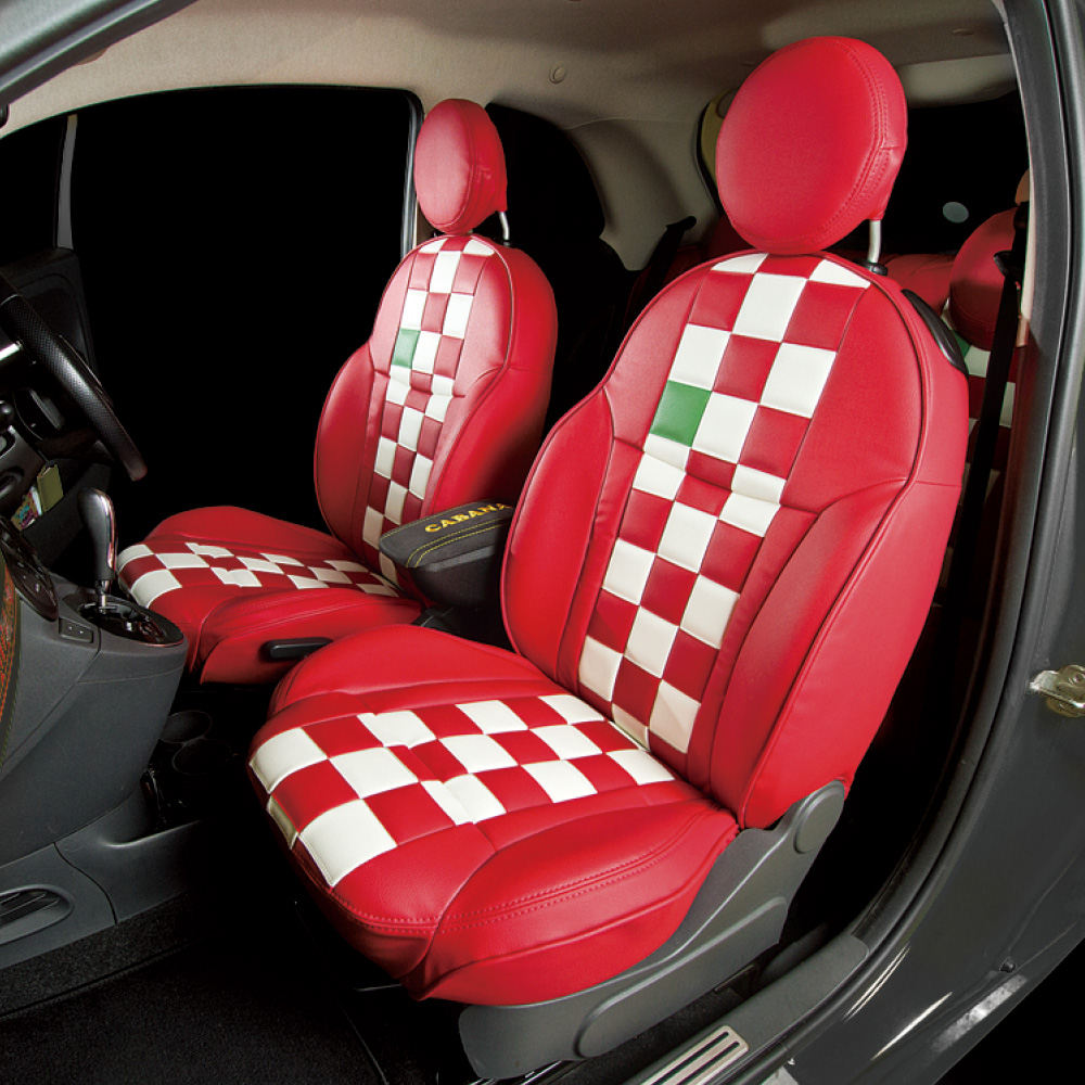 FIAT500 シートカバー CECCANO チェッカーノ【CABANA(カバナ 