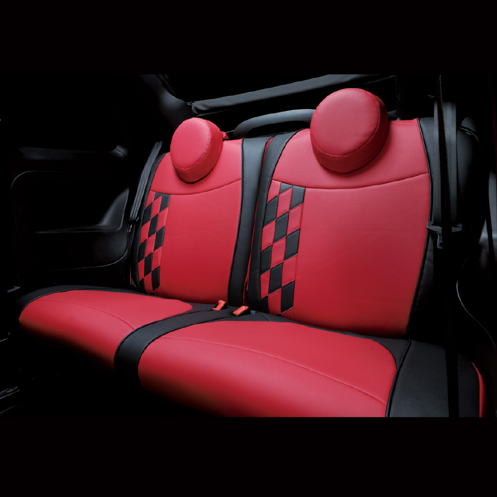ABARTH 500/595 シートカバー チェッカーノ【CABANA(カバナ 