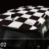 MINI(ミニ)ルーフラッピング専門店カバナ・F56/55/54/57/60/R50-61＜チェッカー＞トップセレクション・CABANA