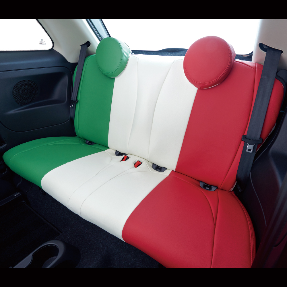 CABANA 全席シートカバー FIAT500 フィアット イタリアンカラー